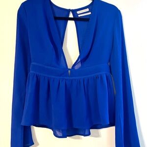 Urban Outfitters Royal Blue Blouse